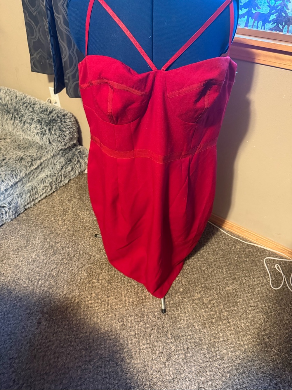 City chic size large Red Strappy Bustier Dress - Women